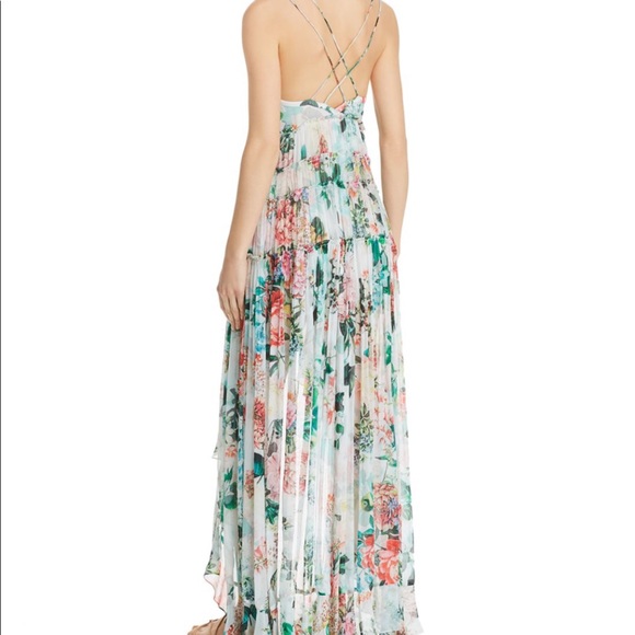 Rococo Sand ISA nalani HIGH LOW Lurex maxi dress - Picture 5 of 8